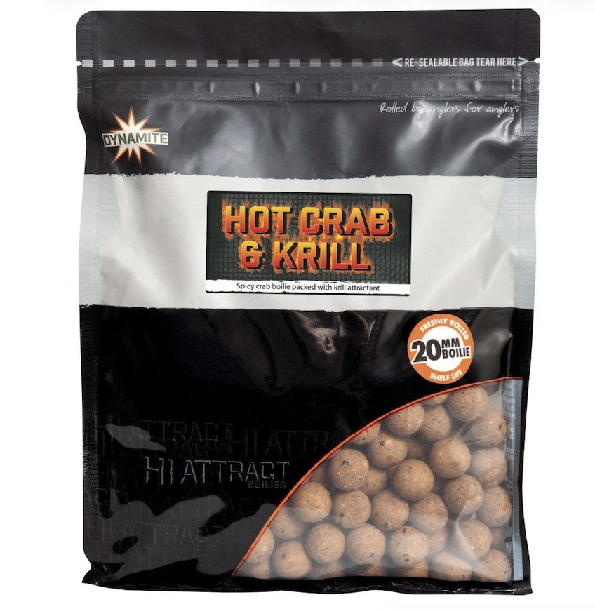 Dynamite Baits Hot Crab & Krill Boilies