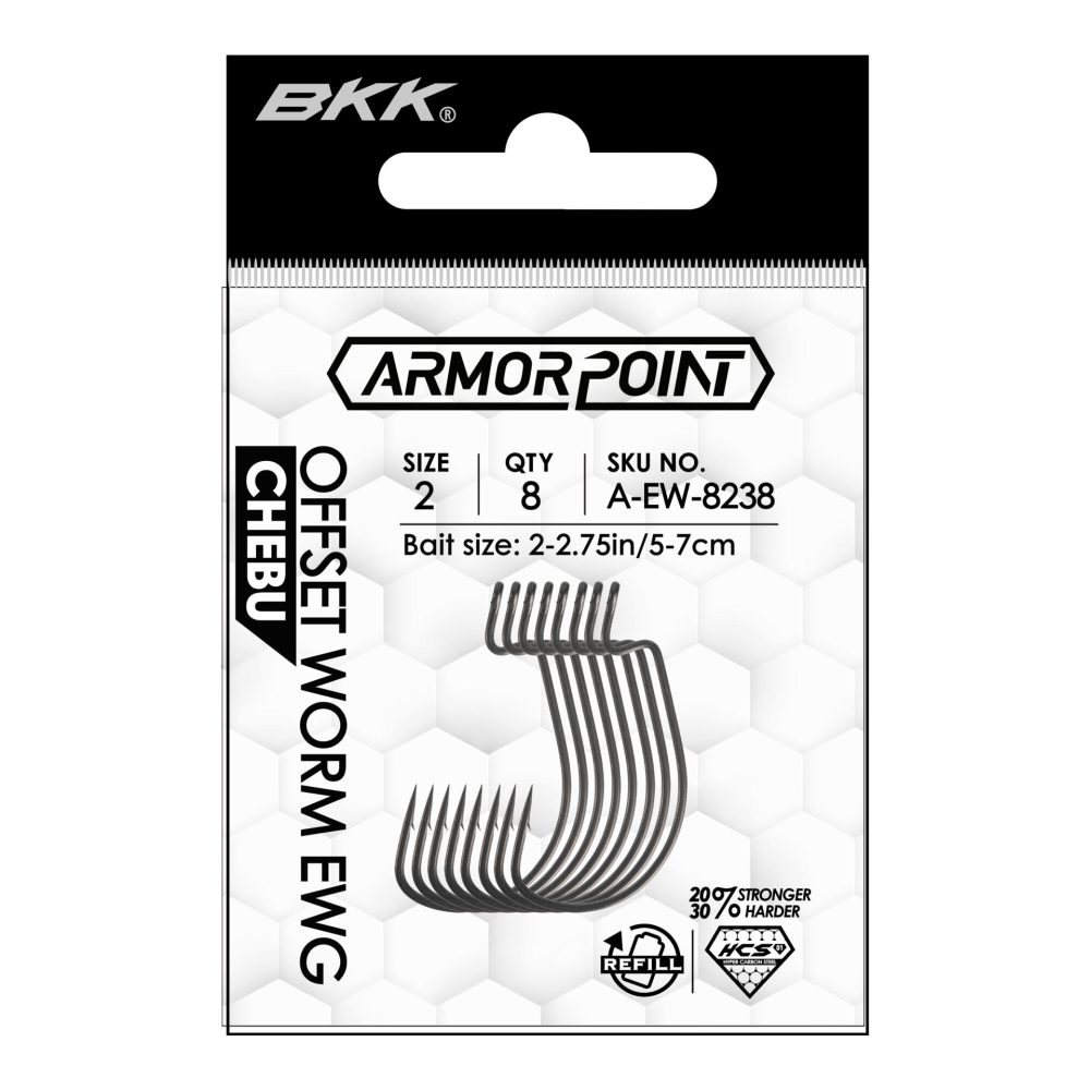 BKK Offset Worm EWG Haken