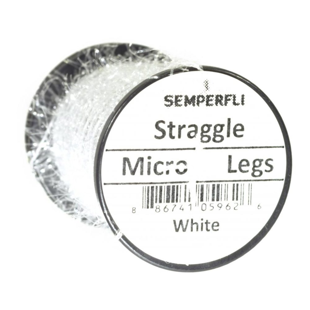Semperfli Straggle Micro Legs - White - Chenille
