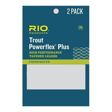 Rio 7.5ft Powerflex Plus Tapered Leader 2Pack - Fliegenvorfach