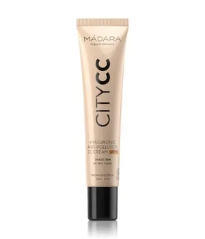 MÁDARA City CC Hyaluronic Anti-Pollution SPF15 BB- & CC-Cream 40 ml Tan