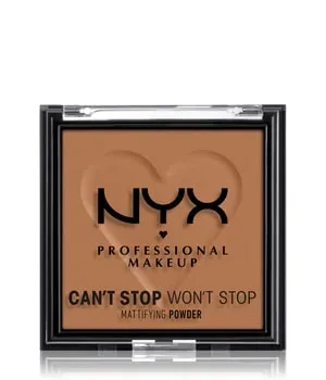 NYX Professional Makeup Can’t Stop Won’t Stop Mattifying Powder 08 Mocha, 6.0g