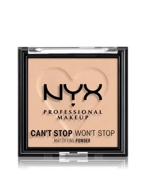 NYX-PROFESSIONAL-MAKEUP - Can’t Stop Won’t Stop Mattifying Powder, Can't Stop Won't Stop, 6 g, Light Medium