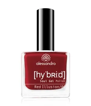 Alessandro Hybrid Nagellack 8 ml Red Illusion