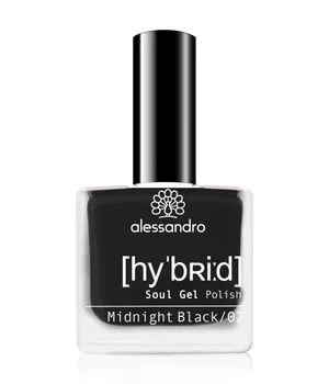 Alessandro Hybrid Nagellack 8 ml Midnight Black