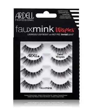Ardell - Faux Mink Demi Wispies Multipack, 4 Paar, Black
