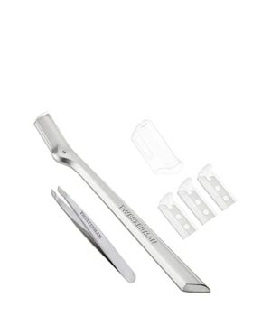 Tweezerman Mini Slant Tweezer & Brow Razor Set, silver Pinzetten 1 ct 1 Stück