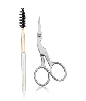 Tweezerman Augenbrauenschere mit Augenbrauenbürste , Augenbrauenschere & Augenbrauenbürstchen Augenbrauen Set 1 Stk