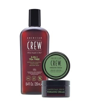 American Crew Duo Set: 3-in-1 Tea Tree Shampoo, Conditioner & Body Wash