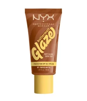 NYX-PROFESSIONAL-MAKEUP - Buttermelt Glaze Foundation LSF 30, 30 ml,  Toffee Butta