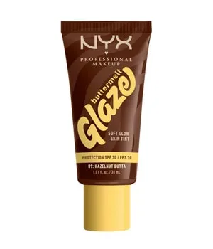 NYX-PROFESSIONAL-MAKEUP - Buttermelt Glaze Foundation LSF 30, 30 ml,  Hazelnut Butta