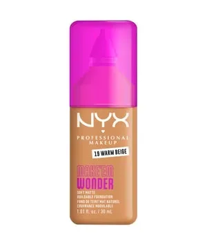 NYX Professional Makeup Make 'EM Wonder Foundation 19 Warm Beige, 30ml