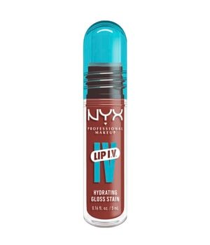 NYX-PROFESSIONAL-MAKEUP - Lip IV Hydrating Lip Gloss Stain, 5 g,  Drippin' Nude