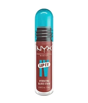 NYX-PROFESSIONAL-MAKEUP - Lip IV Hydrating Lip Gloss Stain, 5 g,  Drippin' Nude