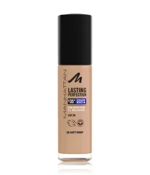 Manhattan Lasting Perfection Flüssige Foundation 30 ml Nr. 58 - Soft Ivory