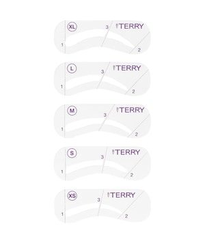 By Terry Tool-Expert Eyebrow Stencils Augenbrauenschablone 5 Stk