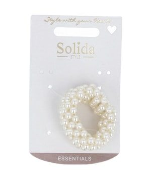 Solida Haargummi Perle weiss Haargummi 1 Stk