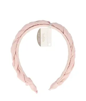 Solida Haarreif geflochten rosa Haarreifen 1 Stk