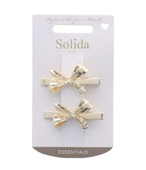 Solida Haarclips Metall gold Haarspangen 2 Stk