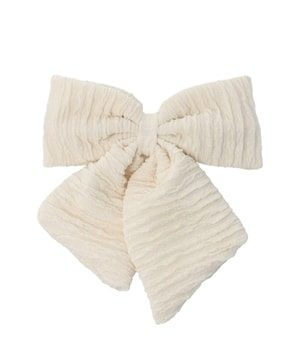 Solida Patentspange mit Schleife, Cremeweiss Haarspangen 1 Stk