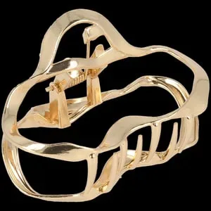 Solida Haarklammer Wellenform gold Haarspangen 1 Stk