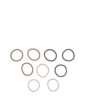 Solida Haargummi dick, beige, braun 5 cm Haargummi 9 Stk