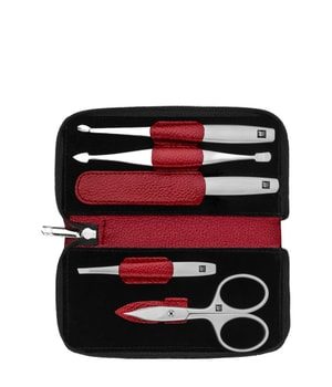 ZWILLING Beauty Premium Manicure Set 5pcs. Leather, Red Nägel kürzen 1 ct