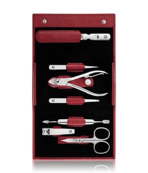 ZWILLING Beauty Classic Manicure Set 7pcs. Leather, Red Nägel kürzen 1 ct
