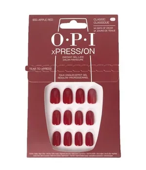 OPI - Big Apple Red - Kunstnägel, Xpress/on, 30 Stück