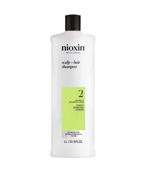Nioxin System 2 Scalp + Hair - Haarpflege für naturbelassenes, sichtbar dünner werdendes Haar Shampoo 1000 ml