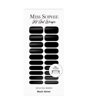 Miss Sophie UV Gel Wraps Black Velvet Nagelfolie 20 Stk Black Velvet