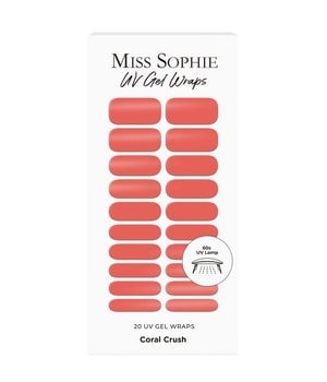 Miss Sophie UV Gel Wraps Coral Crush Nagelfolie 20 Stk Coral Crush