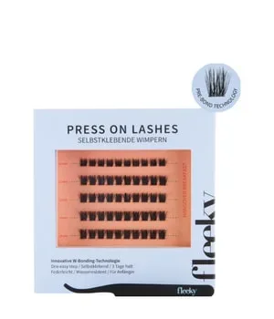 fleeky Press-On Lashes Natural ? natürlicher Look Wimpern 50 Stk