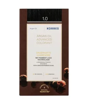 Korres Argan OIL Hochentwickelte Haarcoloration Black / Schwarz 1.0