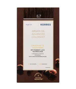 KORRES Arganöl Hochentwickelte Haarcoloration Chocolate / Schokobraun Hell 5.7 Haarfarbe 1 Stk