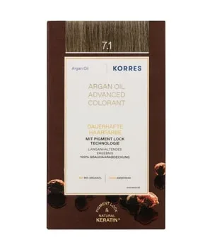 Korres Argan OIL Hochentwickelte Haarcoloration Ash Blonde / Aschblond 7.1