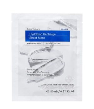 KORRES GREEK YOGHURT Intensiv feuchtigkeitsspendende Tuch-Maske Tuchmasken 20 ml