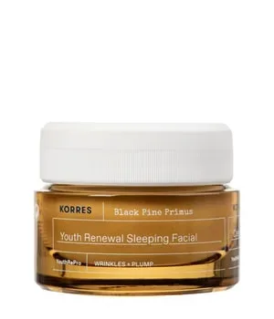 KORRES BLACK PINE PRIMUS Erneuernde Nachtcreme gegen Falten Anti-Aging-Gesichtspflege 40 ml Damen