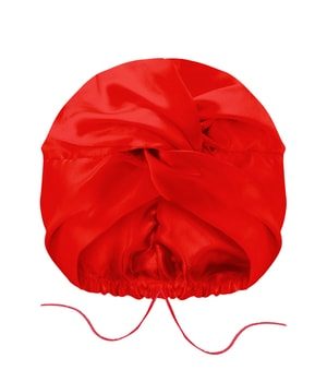 GLOV Hair Bonnet Double Layer Anti-Frizz Satin Hair Bonnet - Red Handtuch 1 Stk