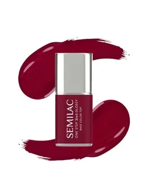 Semilac 3in1 One Step Glossy Gel Nagellack 7 ml S570 Dark Raspberry
