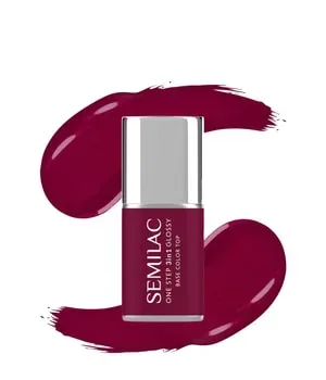 Semilac 3in1 One Step Glossy Gel Nagellack 7 ml S775 Plum Wine