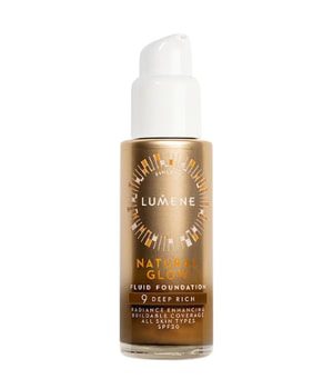 Lumene Natural Glow Fluid Foundation SPF20 Flüssige Foundation 30 ml 9 Deep Rich
