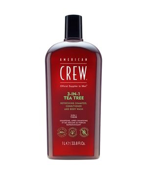 American Crew uomini 3-IN-1 Tea Tree shampoo, balsamo e corpo lavar...