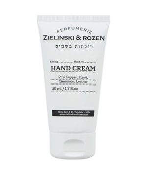 Zielinski & Rozen Pink Pepper, Elemi, Cinnamon, Leather Handcreme 50 ml