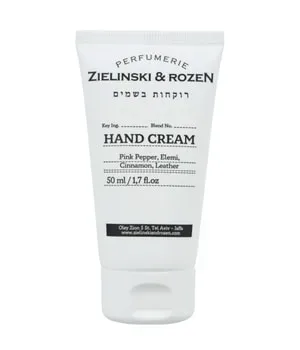 Zielinski & Rozen Pink Pepper, Elemi, Cinnamon, Leather Handcreme 50 ml