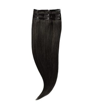 Rapunzel of Sweden Classic Clip-ins Straight / Light Volume / 3 pieces 1.2 Black Brown 50 cm Haarverlängerung 57 g