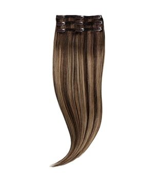 Rapunzel of Sweden Classic Clip-ins Straight / Light Volume / 3 pieces Hazelnut Caramel Balayage B2.3/5.0 50 cm Haarverlängerung 57 g