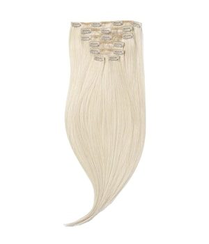 Rapunzel of Sweden Classic Clip-ins Straight / Medium Volume / 7 pieces 10.10 Platinum Blonde 40 cm Haarverlängerung 100 g