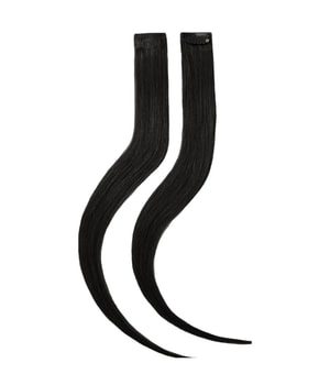 Rapunzel of Sweden Single Invisible Clip-ins Straight / 2 pieces 1.0 Black 40 cm Haarverlängerung 10 g