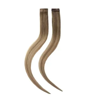 Rapunzel of Sweden Single Invisible Clip-ins Straight / 2 pieces Brown Ash Blonde Balayage B5.1/7.3 40 cm Haarverlängerung 10 g